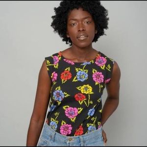 Nooworks “Roses” muscle tee